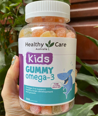 Kẹo Dẻo HEALTHY CARE Úc Kids Gummy Omega-3