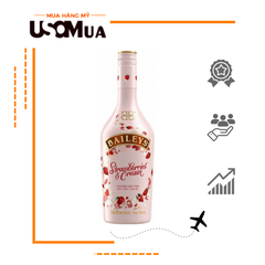 Rượu Sữa BAILEYS Strawberries & Cream Irish Cream Liqueur 17% Vol