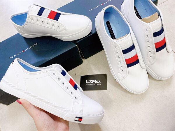 Giày TOMMY HILFIGER White Multill