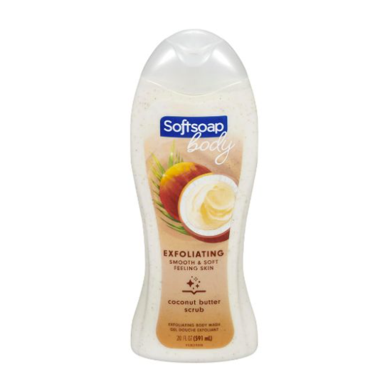 Sữa Tắm SOFTSOAP Exfoliating Scrub Coconut Butter Scent