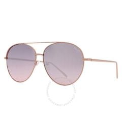 Kính GUESS Silver Mirror Pilot GF0391 28U 63