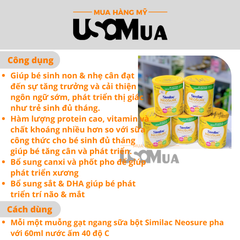 Sữa Bột Hỗ Trợ Trẻ Sinh Non ABBOTT Similac Neosure OptiGRO