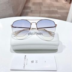 Kính CALVIN KLEIN Blue Gradient Pilot Ladies Sunglasses CK20121S-717 Size 57-17-140mm