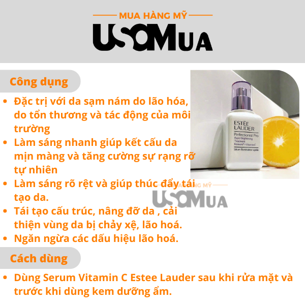 Serum ESTEE LAUDER Perfection Pro Rapid Brightening Treatment Ferment + Vitamin C Serum Illuminateur Rapide