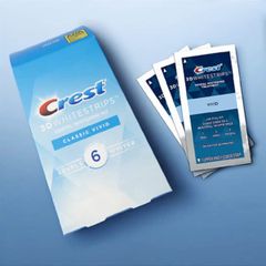 Miếng Dán Trắng Răng CREST 3DWhitestrips Classic Vivid, 20 Miếng