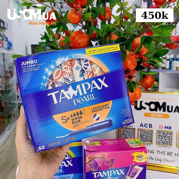 Băng Vệ Sinh Dạng Ống TAMPAX PEARL