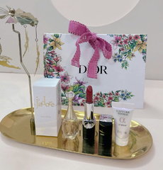 Set DIOR Son 720 Icone Satin 1.5g + J'adore EDP 5ml + Le Sérum 5ml + Túi Trắng