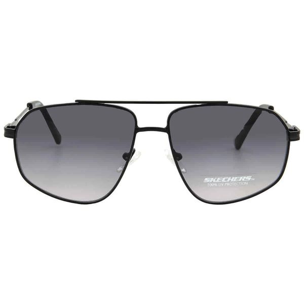 Kính SKECHERS Smoke Gradient Pilot Men's Sunglasses SE6205 02B 58