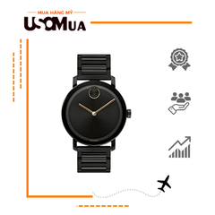 Đồng Hồ MOVADO Bold Evolution Quartz Black Dial Men's Watch Size 40mm