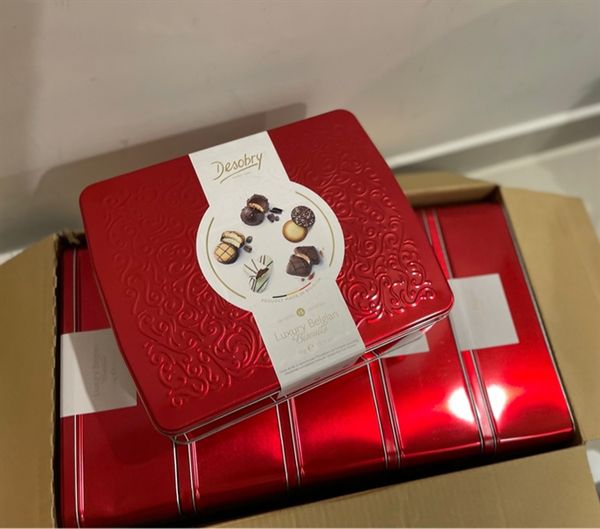 Bánh Quy Phủ Socola DESOBRY Luxury Belgian Biscuits