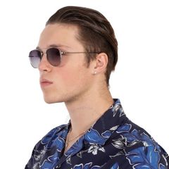 Kính CALVIN KLEIN Grey Pilot Ladies Sunglasses CK20121S-001, Size 57-17-140mm