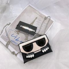 Ví Mini KARL LAGERFELD Paris Peeking Karl Card Case Chain