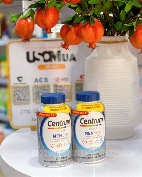 Viên Uống CENTRUM Silver Men 50+ New Formula