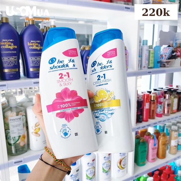 Dầu Gội HEAD & SHOULDERS 2in1 Up To 100% Dandruff Free , Clinically Proven 450ml
