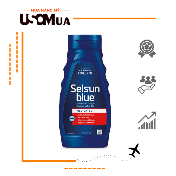 Dầu Gội SELSUN Blue 325ml