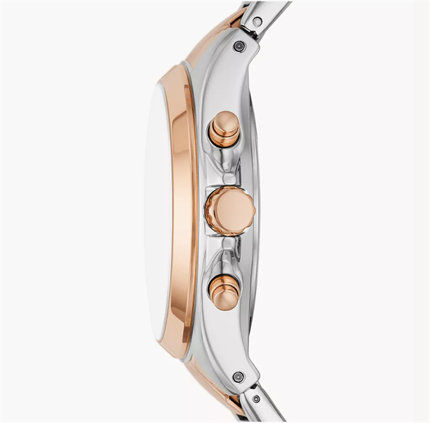 Set Đồng Hồ FOSSIL Modern Courier Chronograph Two-Tone Stainless Steel Watch BQ3850