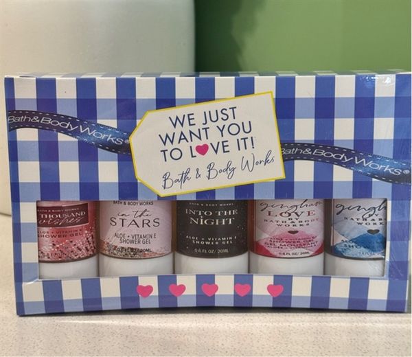 Set Sữa Tắm BATH&BODYWORKS 20ml x 5