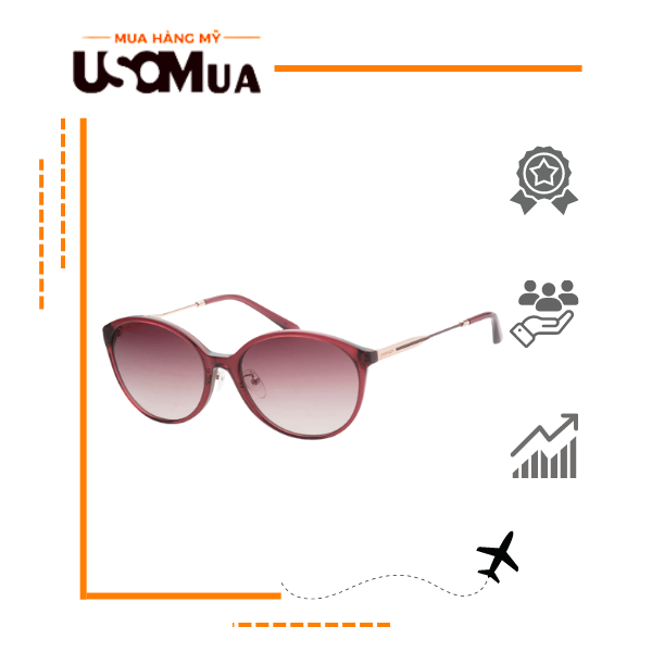 Kính CALVIN KLEIN Grey Pilot Ladies Sunglasses CK20121S-001, Size 57-17-140mm