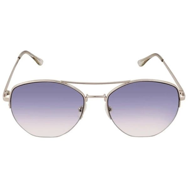 Kính CALVIN KLEIN Blue Gradient Pilot Ladies Sunglasses CK20121S-717 Size 57-17-140mm