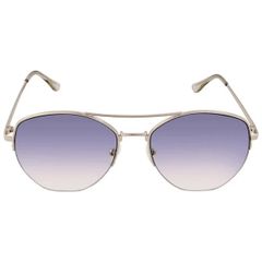 Kính CALVIN KLEIN Blue Gradient Pilot Ladies Sunglasses CK20121S-717 Size 57-17-140mm