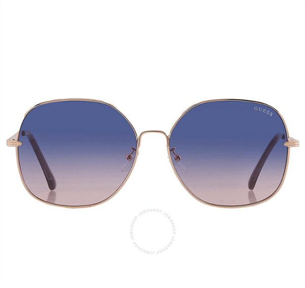 Kính GUESS Blue Gradient Butterfly Ladies Sunglasses GF0385/S-28W