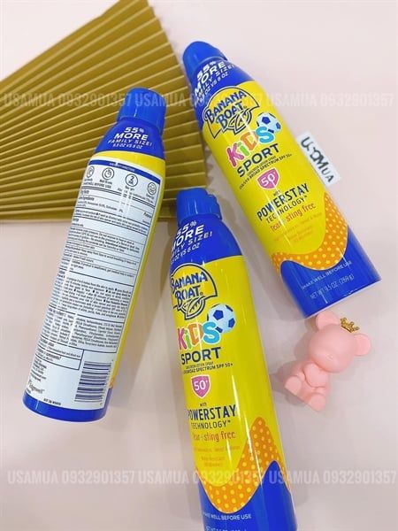 Xịt Chống Nắng BANANA BOAT Kid Sport SPF 50+