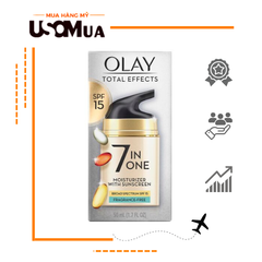 Kem Dưỡng Da OLAY Total Effects 7-in-One Moisturizer With Sunscreen Broad Spectrum SPF15 Fragrance-Free, 50ml
