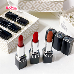 Set Son DIOR Rouge Dior 720 Icone 1.5g + 999 Velvet 1.5g + 200 Nude Touch 1.5g