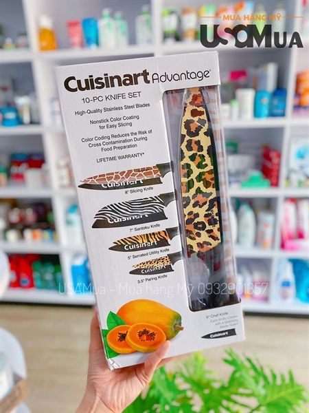 Set 5 Dao CUISINART Advantage - Họa Tiết Da Thú