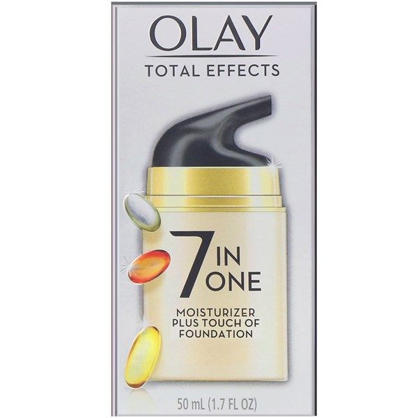 Kem Dưỡng Da OLAY Total Effects 7-in-One Moisturizer Plus Touch Of Foundation, 50ml