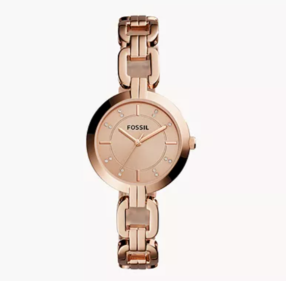 Đồng Hồ FOSSIL Quartz Kerrigan Three-hand Rose Gold BQ3206