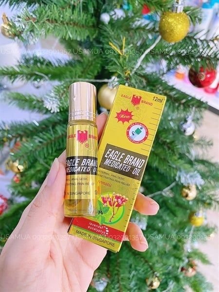 Dầu Gió Vàng Dạng Lăn EAGLE BRAND Medicated Oil