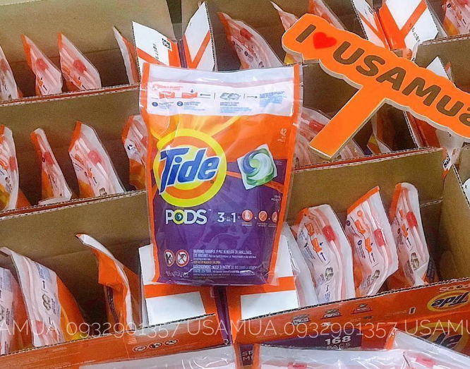 Viên Giặt TIDE Pods 3in1 - 42 Viên