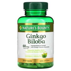 Viên Uống NATURE'S BOUNTY Ginkgo Biloba 60mg