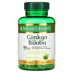 Viên Uống NATURE'S BOUNTY Ginkgo Biloba 60mg