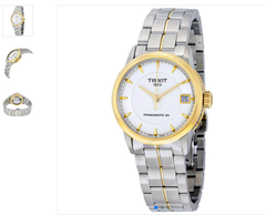 Đồng Hồ TISSOTLuxury Automatic Ivory Dial Ladies Watch T0862072226100