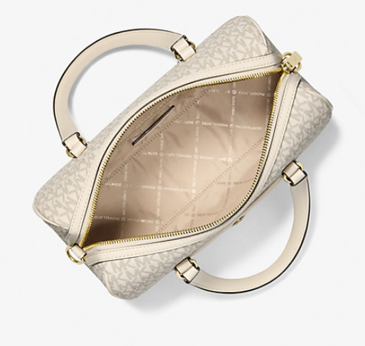 Túi MICHAEL KORS Jet Set Travel Medium Signature Logo Duffel Crossbody Bag 35S4GTFS6B