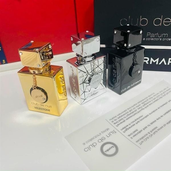 Set Nước Hoa ARMAF Club De Nuit Parfum Sillage 30ml + Intense 30ml + Milestone 30ml