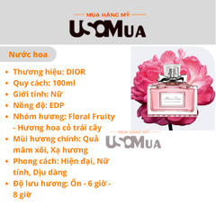 Nước Hoa Nữ Miss DIOR Absolutely Blooming Eau De Parfum