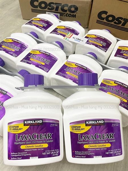 Bột Chống Táo Bón KIRKLAND SIGNATURE LaxaClear, 850g