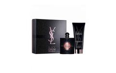 Set Nước Hoa YVES SAINT LAURENT Black Opium Travel Selection: EDP 50ml + Body Lotion 50ml
