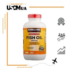 Viên Uống KIRKLAND SIGNATURE Fish Oil 1000mg Omega-3