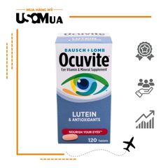 Viên Uống Bổ Mắt OCUVITE Eye Vitamin & Mineral Supplement Lutein & Antioxidants