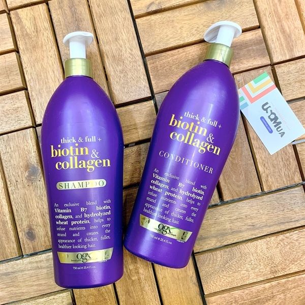 Dầu Gội OGX Thick - Full Biotin & Collagen