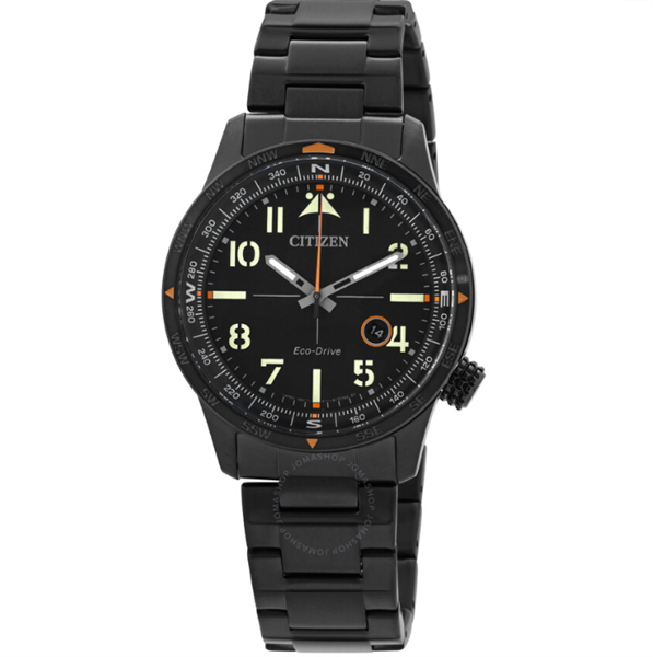 Đồng Hồ CITIZEN Core Black Dial Men's Watch BM7555-83E
