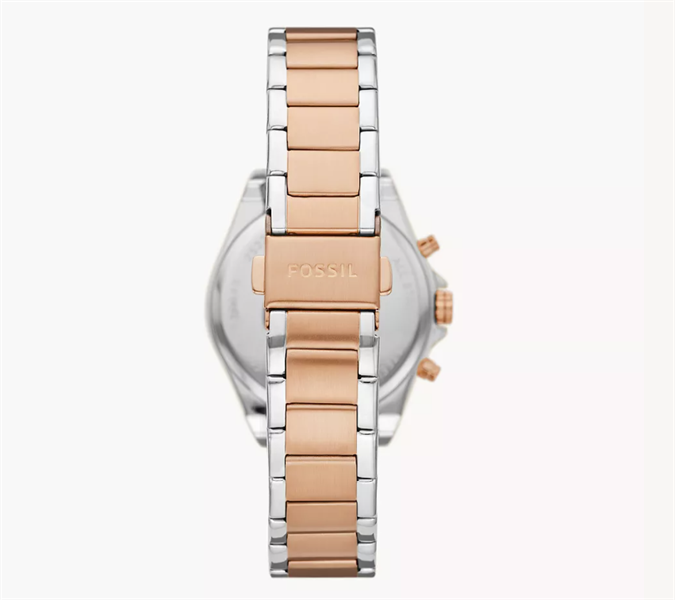Set Đồng Hồ FOSSIL Modern Courier Chronograph Two-Tone Stainless Steel Watch BQ3850
