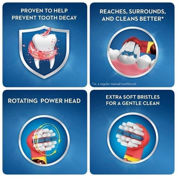 Bàn Chải Pin ORAL-B Disney Frozen II Cho Bé 3+