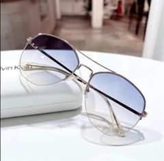 Kính CALVIN KLEIN Blue Gradient Pilot Ladies Sunglasses CK20121S-717 Size 57-17-140mm