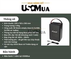 Loa MARSHALL Tufton Like New