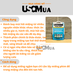 Miếng Ngậm Thơm Miệng LISTERINE Cool Mint PocketPaks